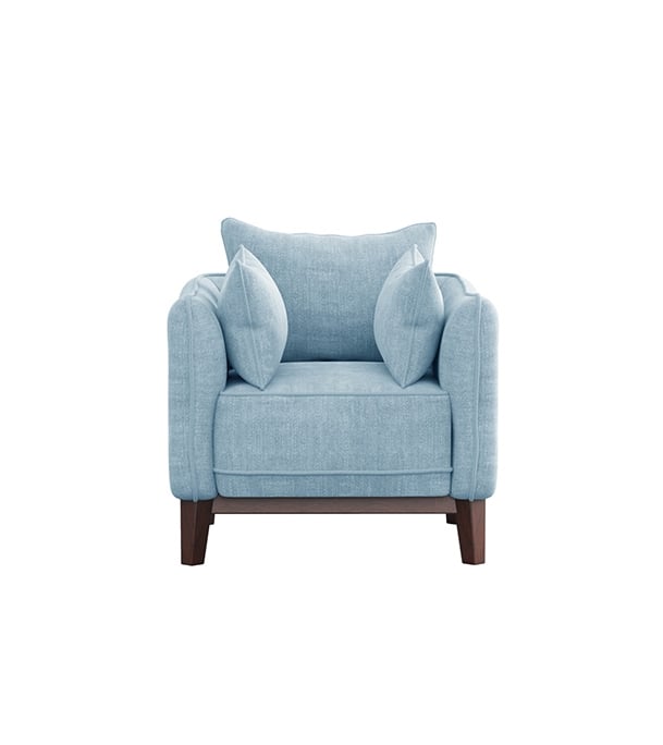 Picture of REGAL Athens Wooden Single Sofa ATHENS-SSC-362-3-1-20(FEBRIC-SF-2119)