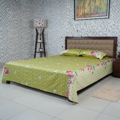 Picture of REGAL Bed Sheet Rose Reverie-315 (Green)