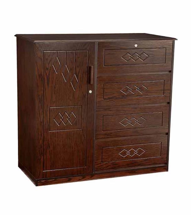 Picture of REGAL Bluebell Wood Wardrobe Antique BLUEBELL-WDH-304-3-1-20(CLASSIC)