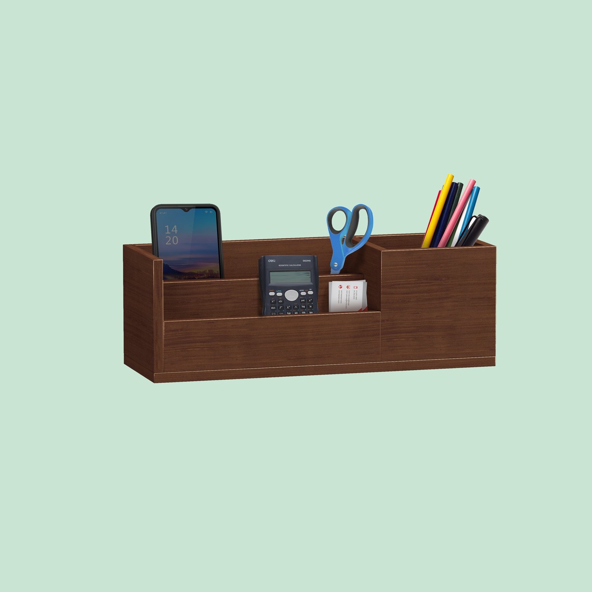 Picture of REGAL Craft Items-HDC-322-WOODEN PEN HOLDER