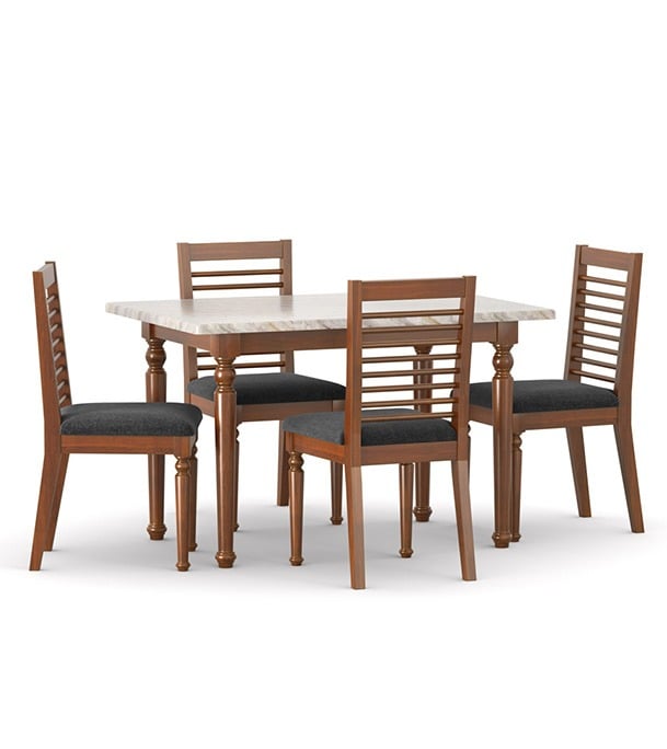 Picture of REGAL Dining Table EDESSA TDH-341-3-1-20 (4 Seater)