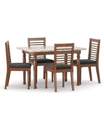 Picture of REGAL Dining Table EDESSA TDH-341-3-1-20 (4 Seater)