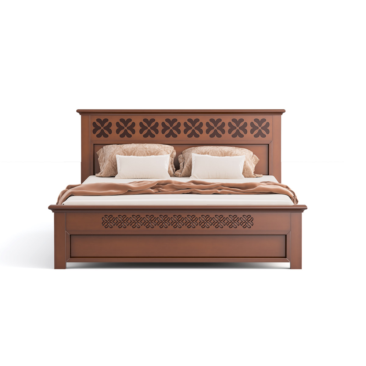 Picture of REGAL Florida Wooden Bed BDH-371-3-1-20 (Queen Bed)