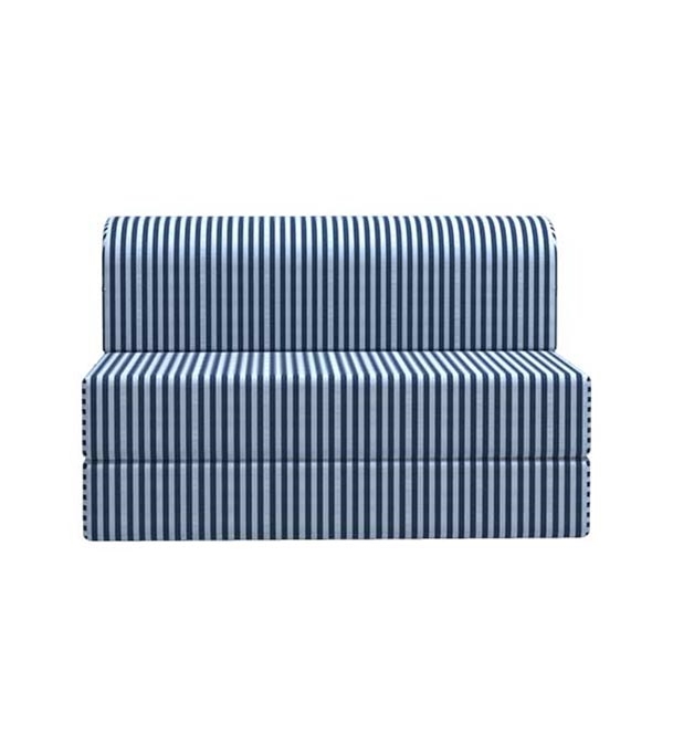 Picture of REGAL Foam Sofa Cum Bed (Single) SCB-205-6-1-07(SINGLE)(Febric-Blue rivers)