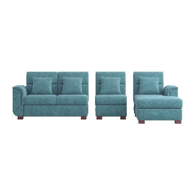 Picture of REGAL PARIS SDC-365-3-1-20 (L SHAPE SOFA SET) (FABRIC-2146)