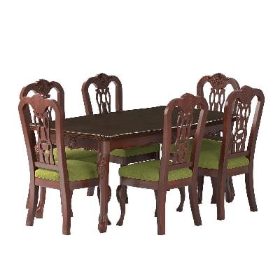 Picture of REGAL Shahi Wooden Dining Table TDH-335-3-1-20