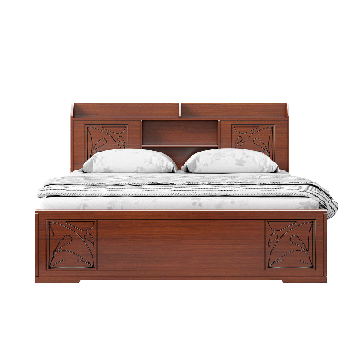 Picture of REGAL WOODEN BED- COZEVA BDH-388-3-1-20 (Double)