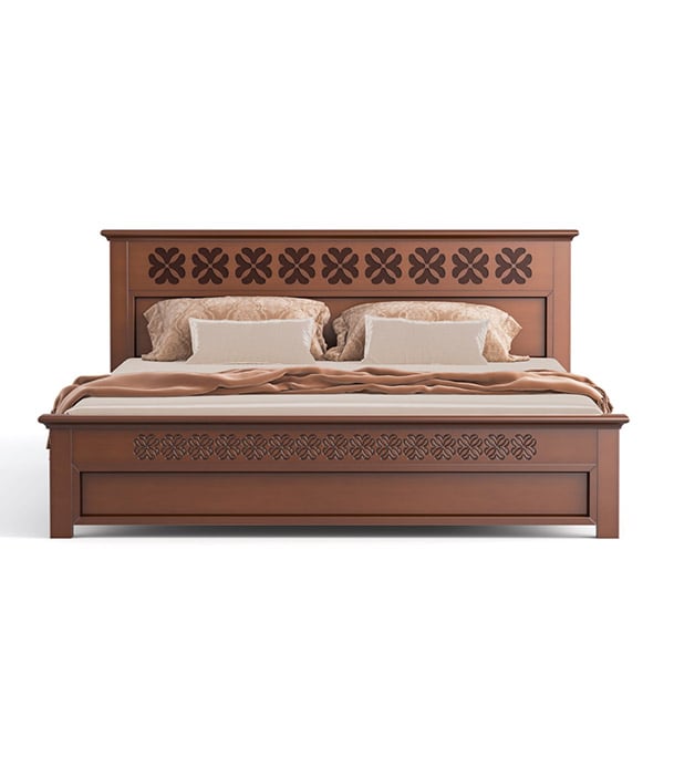 Picture of REGAL WOODEN BED- FLORIDA BDH-371-3-1-20 (Double Bed)