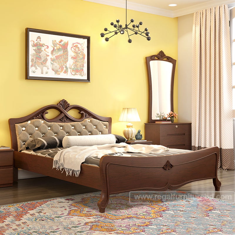 Picture of REGAL Wooden Bed JULIANA-BDH-343-3-1-20 (KING)