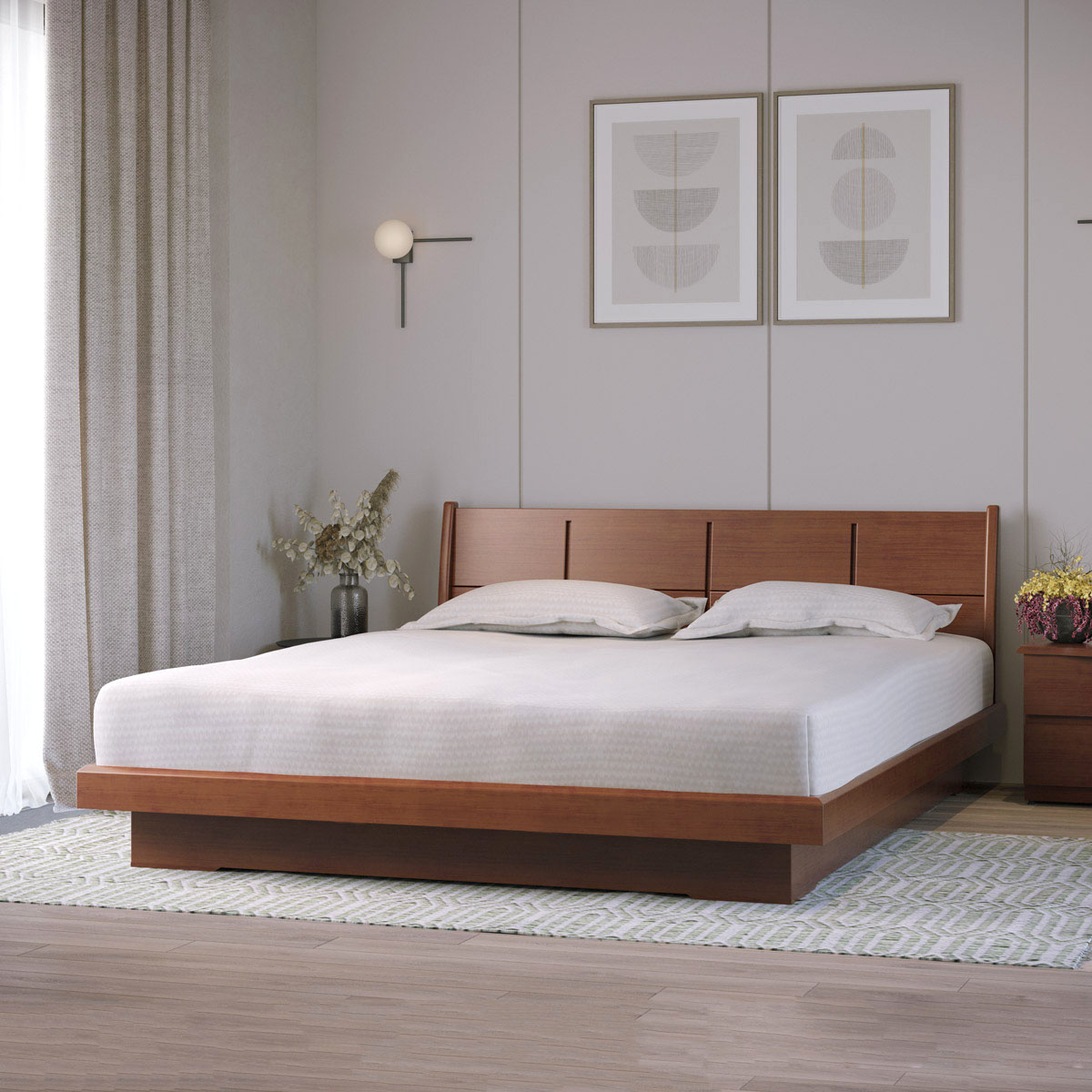 Picture of REGAL Wooden Bed-Legacy BDH-301-3-1-20 (Queen Bed)