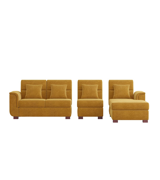 Picture of REGAL Wooden Double Sofa-PARIS SDC-365-3-1-20 (L SHAPE SOFA SET)-FABRIC-2138