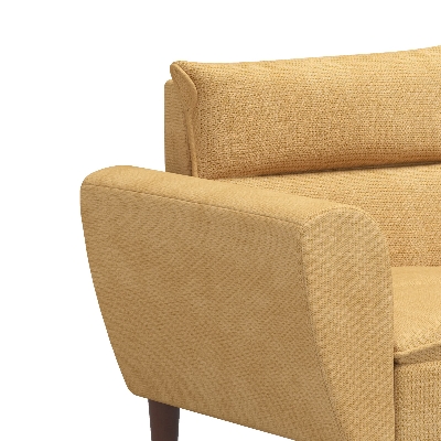 Picture of REGAL Wooden Double Sofa-SDC-3106-3-1-20 (Fabric-2179)