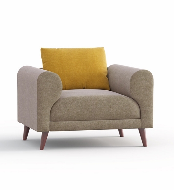 Picture of REGAL Wooden Single Sofa TOKYO SSC-368-3-1-20-FABRIC(2138+2147)