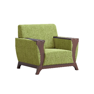 Picture of REGAL Wooden Single Sofa-Rome ROME-SSC-347-3-1-20(FABRIC-SF-2121) (SINGLE)