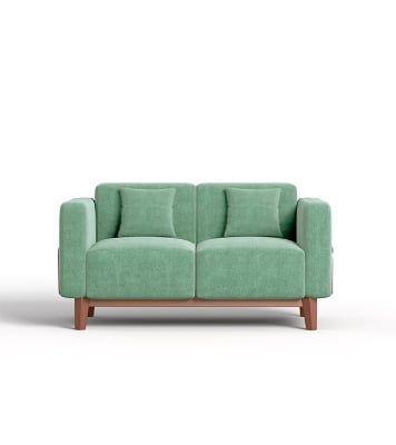 Picture of REGAL Wooden Vienna Sofa I SDC-367-3-1-20-FABRIC-2140 (DOUBLE)