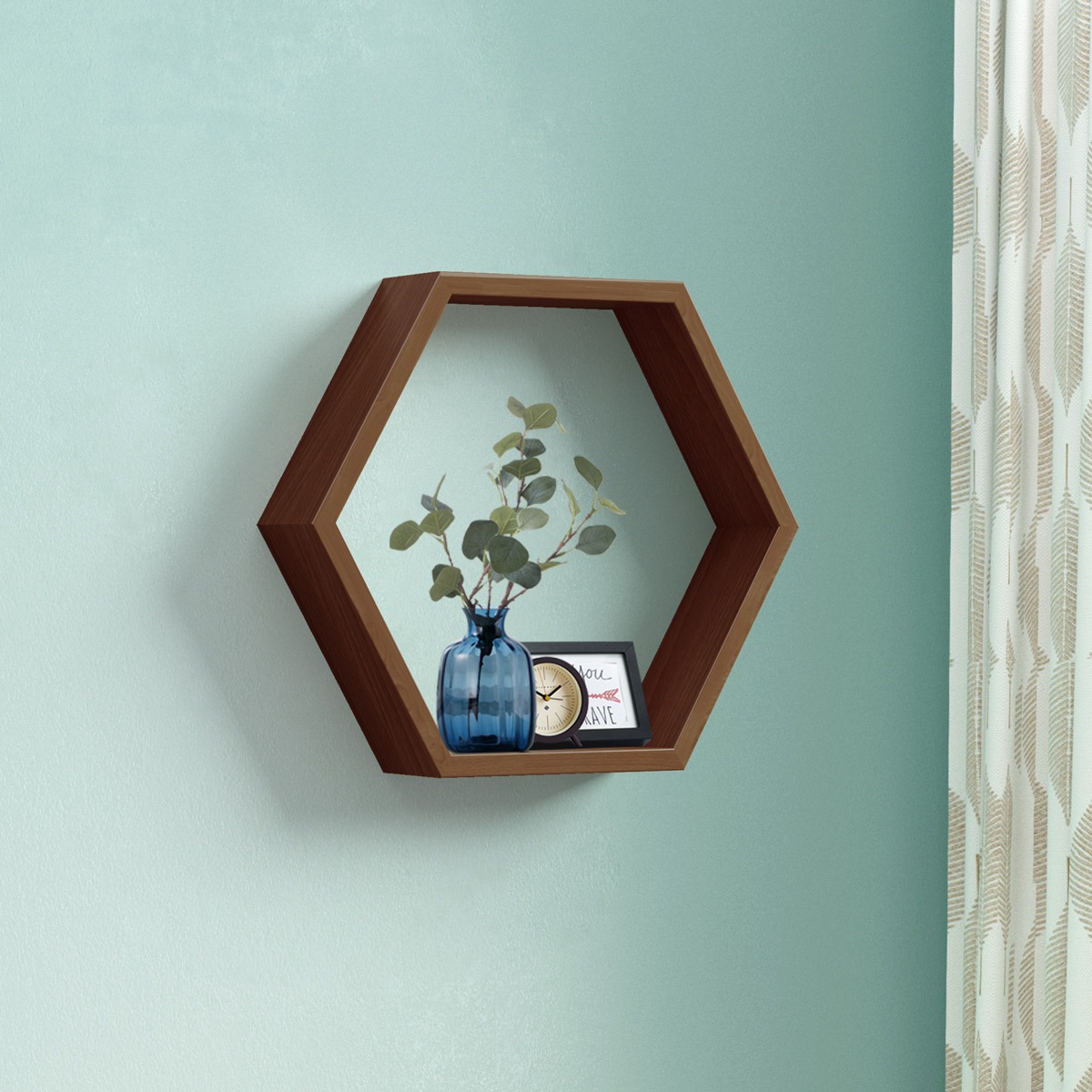 Picture of REGAL Wooden Wall Shelf Craft Items-HDC-302 (Wall Shelf)