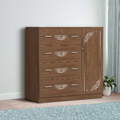 Picture of REGAL Charly Laminated Board Wardrobe CHARLY-WDH-143-1-1-20