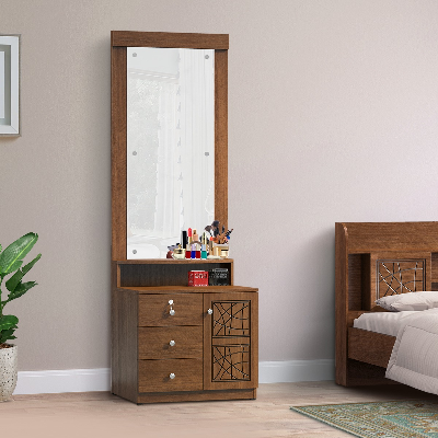 Picture of REGAL CHEVRON Laminated Board Dressing Table DTH-145-1-1-20