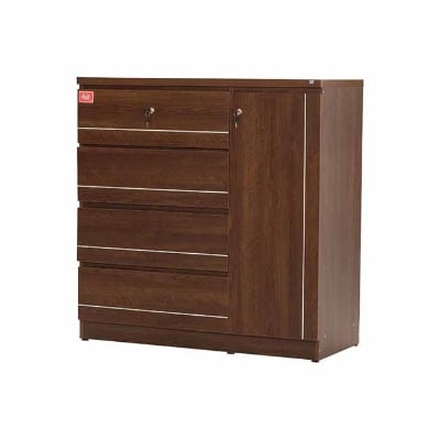 Picture of REGAL Claire Laminated Board Wardrobe Antique CLAIRE-WDH-102-1-1-20