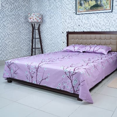 Picture of REGAL BED SHEET-316 (SPRING BLOOM-PINK)
