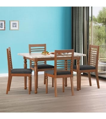 Picture of REGAL Dining Table EDESSA TDH-341-3-1-20 (4 Seater)