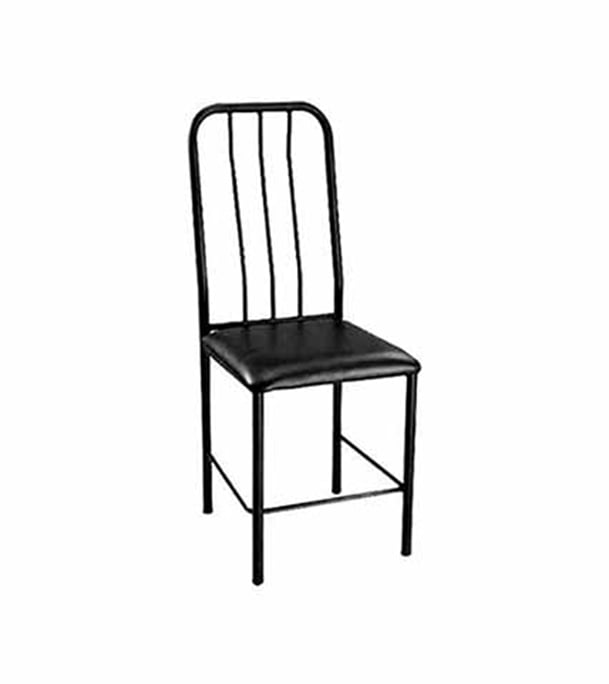 Picture of REGAL Crescent Metal Dining Chair Black CRESCENT-CFD-203-6-1-66