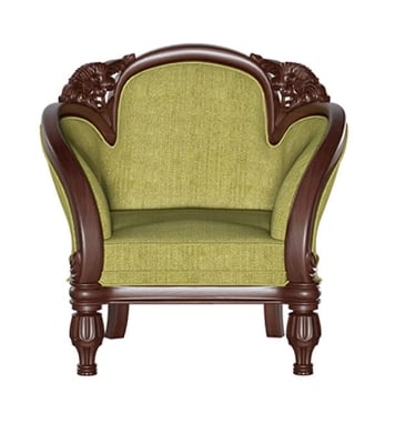 Picture of REGAL Panam Wooden SINGLE SEATER SOFA-SSC-344-3-1-20