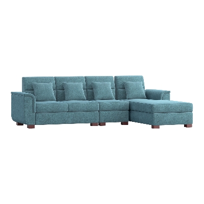 Picture of REGAL PARIS SDC-365-3-1-20 (L SHAPE SOFA SET) (FABRIC-2146)