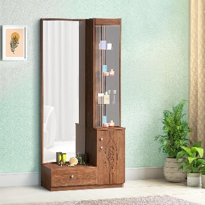 Picture of REGAL Flores Laminated Board Dressing Table Antique FLORES-DTH-126-1-1-20