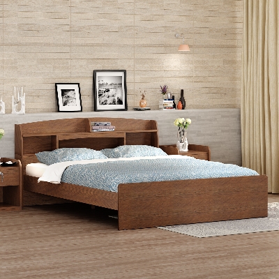 Picture of REGAL Venus Laminated Board Bed Antique VENUS-BDH-103-1-1-20(4PART)(DOUBLE)