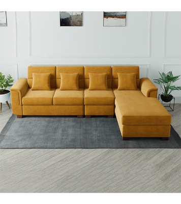 Picture of REGAL Wooden Double Sofa-PARIS SDC-365-3-1-20 (L SHAPE SOFA SET)-FABRIC-2138