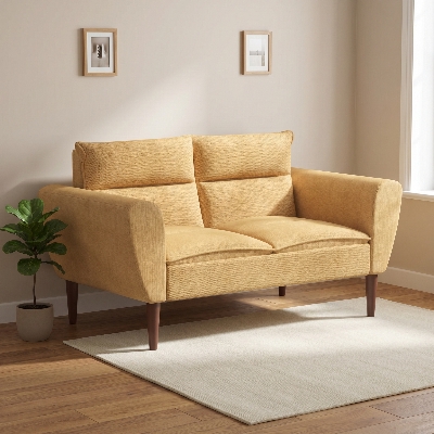 Picture of REGAL Wooden Double Sofa-SDC-3106-3-1-20 (Fabric-2179)