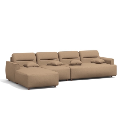 Picture of REGAL Wooden Sofa- Havena SDC-3126-3-1-20 (L SHAPE SOFA SET) (Fabric 2150)