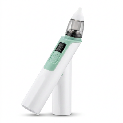 Picture of Rechargeable Baby Nose Cleaner Silicone Adjustable Suction Electric Child Nasal Aspirator Health Safety Convenient Low Noise Multicolor
