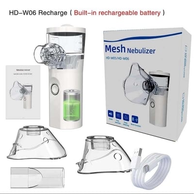 Picture of Portable Nebulizer Machine for Adults and Children, Medical Atomizer, Silent Inhaler, Humidifier Multicolor