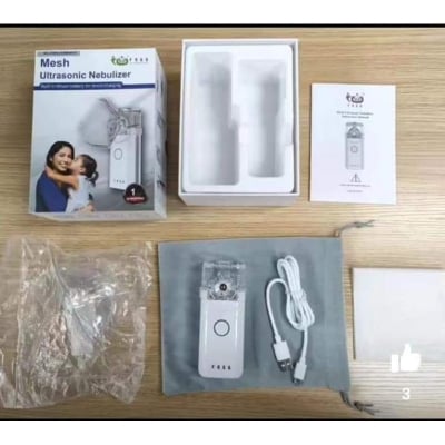 Picture of Ultrasonic Mesh Nebulizer, Cold, Cough, Asthma, Sore throat, Bronchitis, Rhinitis, COPD Multicolor