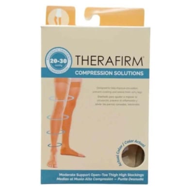 Picture of Therafirm Stockings Firm Compression Support Nylons 