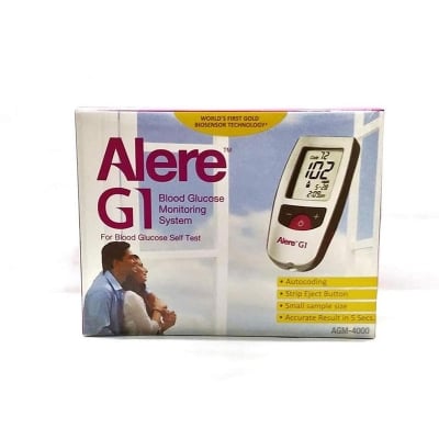 Picture of Alere G1 blood glucose Monitor with 25 test strips 