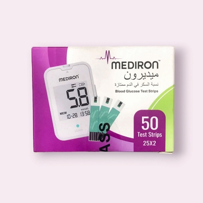 Picture of Mediron Test Strip 50pis Brown
