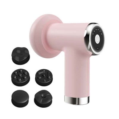 Picture of Hand Held Cellulite Massager Tool Remover Electric Body Shaper Massager with 5 Replaceable Massage Heads Multicolor