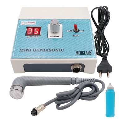 Picture of Ultrasonic Therapy Machine Physiotherapy Ultrasonic Machine Ultrasound Therapy Machine (3 Mhz ) Mini US for Pain Relief Device Black