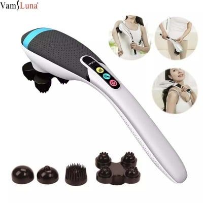 Picture of Maxtop Magic Body Massager Machine Variable Speed Infrared Handheld Body Massager Hammer Beige