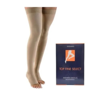 Picture of SIGVARIS Medical Compression Stockings Compression Class 2 (23~32mmHg), Thigh high Multicolor