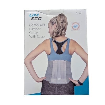 Picture of Contoured Lumber Corset With Strap Multicolor