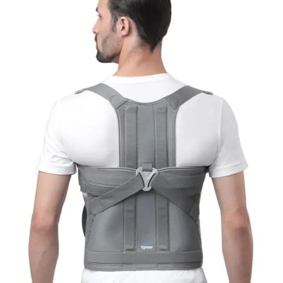 Picture of Tynor Taylor’s Brace – Premium Posture & Spine Support Long & Short Grey
