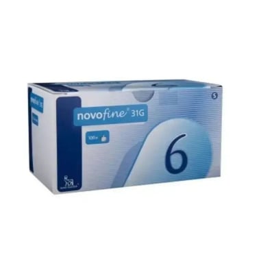 Picture of NovoFine 31G 6mm Insulin Pen Needles (100 Pieces) – Novo Nordisk Multicolor