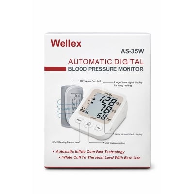 Picture of Wellex AS-35W Automatic Digital Blood Pressure Monitor Multicolor