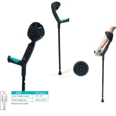 Picture of Tynor Elbow Crutch/Stick - Universal Size Multicolor