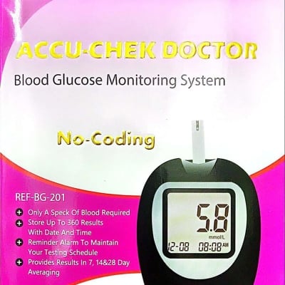 Picture of Accu Chek Doctor Instants Blood Glucose Monitor Digital Meter 