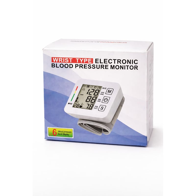 Picture of Wrist Type Electronic Blood Pressure Monitor – Accurate & Easy Health Monitoring Multicolor